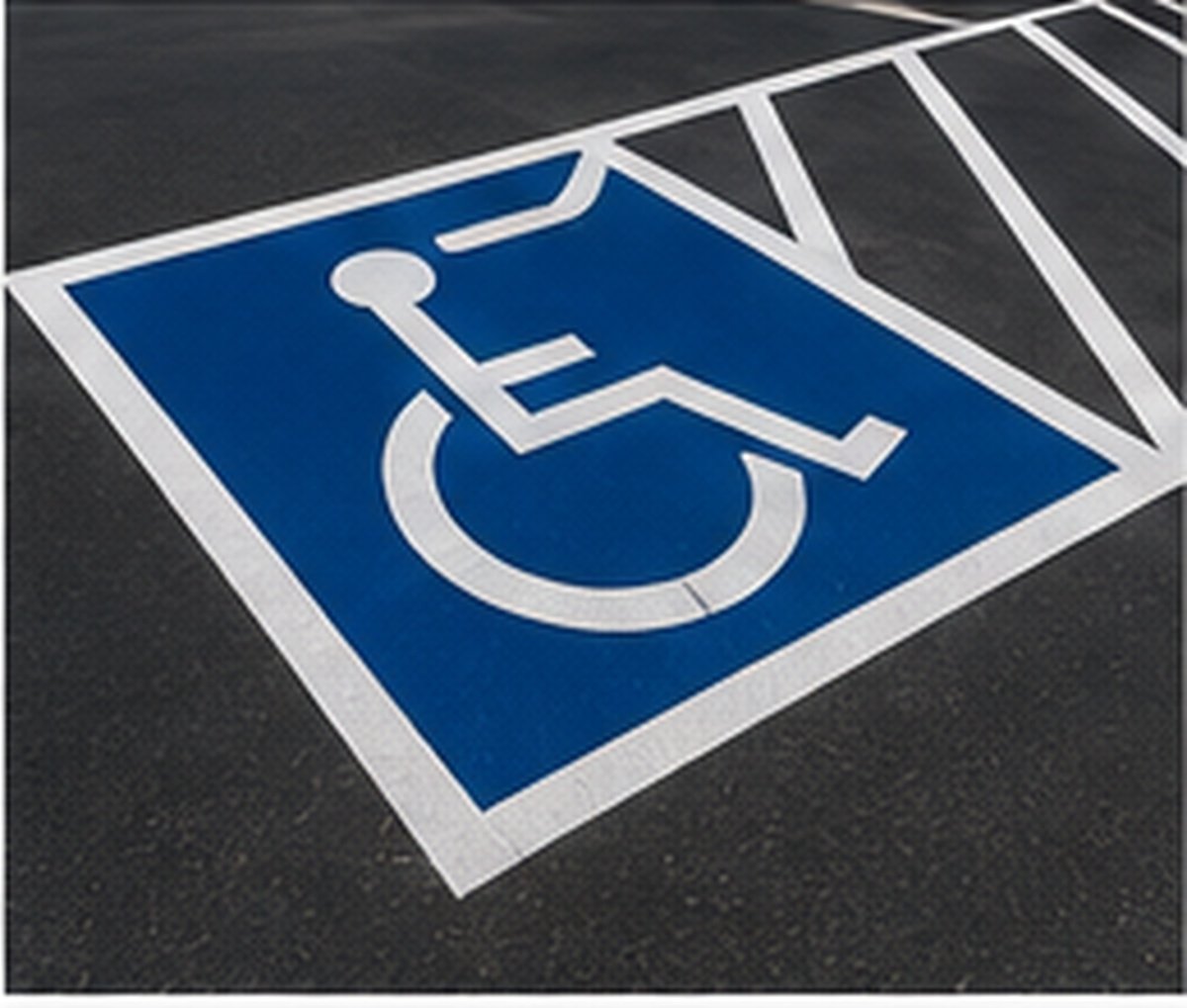 ADA-compliant accessible parking space striping in Wichita, KS