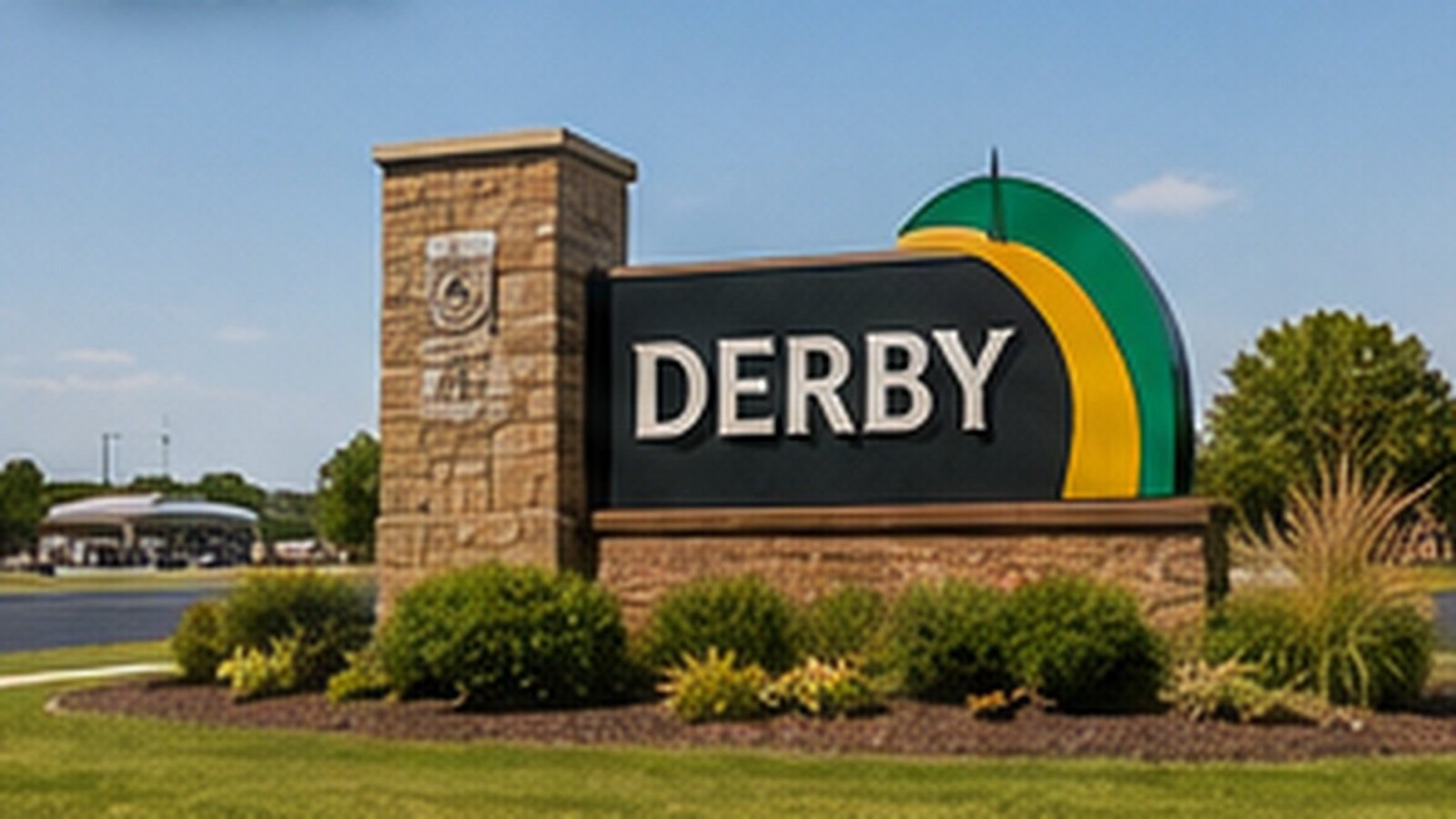 Commercial parking lot striping in Derby, KS