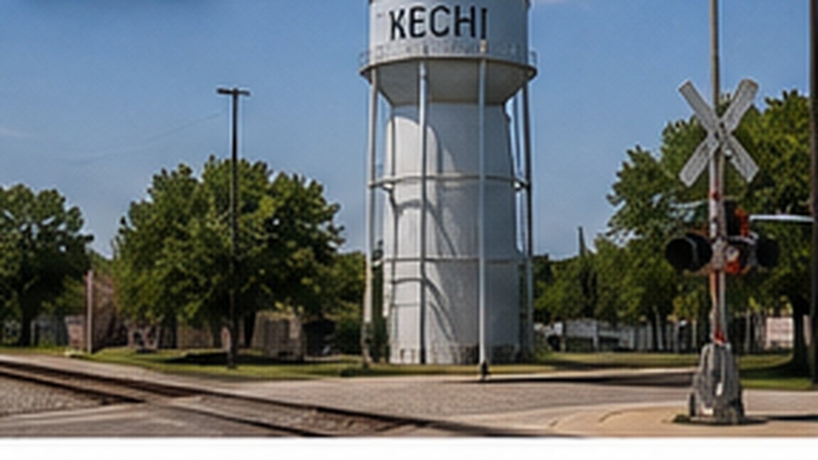 Commercial parking lot striping in Kechi, KS