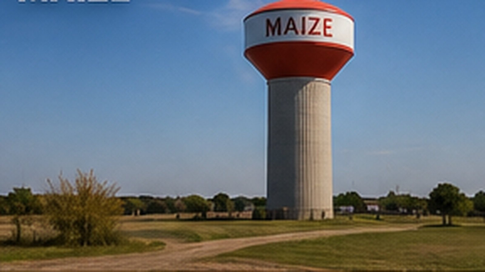 Commercial parking lot striping in Maize, KS